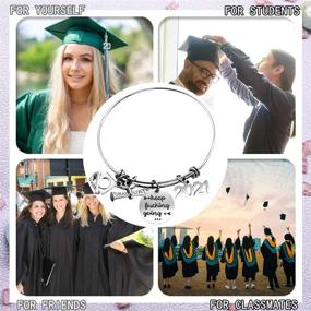 img 1 attached to 🎓 2021 Graduation Bracelets: Inspiring Christmas Gifts for Women, Men, Teen Boys, Girls, and More!