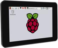 waveshare 7inch capacitive touch display for raspberry pi 800x 480 resolution with protection case dsi interface logo
