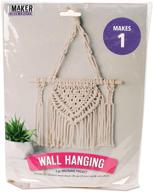 🧵 discover the leisure arts mini maker macrame kit: natural bliss for crafts enthusiasts! logo