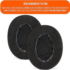 img 1 attached to 🎧 Заменяющие наушники WC Freeze Hybrid Fabric Cooling Gel Replacement Earpads для ATH M50X - совместимы с несколькими моделями наушников (чёрный камуфляж)