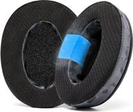 🎧 заменяющие наушники wc freeze hybrid fabric cooling gel replacement earpads для ath m50x - совместимы с несколькими моделями наушников (чёрный камуфляж) логотип