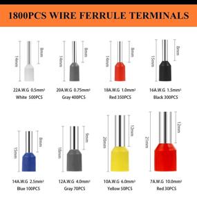 img 3 attached to Ferrules Terminals Camtek Assortment Connector