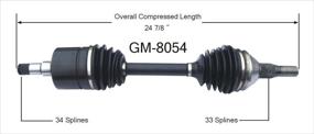 img 1 attached to Повышение производительности автомобиля с SurTrack GM-8054 Вал привода (CV Axle Shaft)