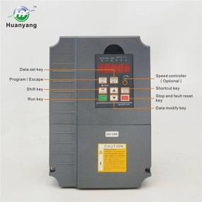 img 3 attached to Vector Control CNC VFD Variable Frequency Drive Controller Inverter Converter 220V 4KW 5HP For Spindle Motor Speed Control HUANYANG GT-Series (220V