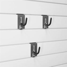 img 1 attached to 🔁 Proslat 13017 Heavy Duty U-Hook for Proslat PVC Slatwall: 3-Pack - Organize with Ease!