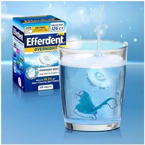 img 1 attached to 💎 Efferdent Overnight Whitening Denture Cleanser Tablets - 90 Count