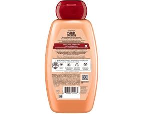 img 1 attached to 🍁 Garnier Whole Blends Maple Remedy Shampoo & Conditioner Set - Paraben Free Vegan Formula - 12.5 FL OZ (370 mL) per Bottle