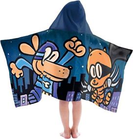 img 2 attached to 🐶 Jay Franco Dog Man Awesome! Kids Hooded Towel - Featuring Cat Kid - Soft & Absorbent Cotton Towel - Ideal for Bath, Pool, Beach - 22"x51" - Official Dog Man Product