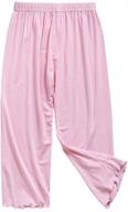 👖 digirlsor elastic bloomers trousers girls' clothing for toddler pants & capris logo