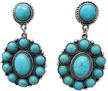 emulily western turquoise earrings blossom girls' jewelry for earrings logo