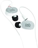 🎧 psb m4u 4 high definition in-ear monitors: immerse in arctic white sound experience logo