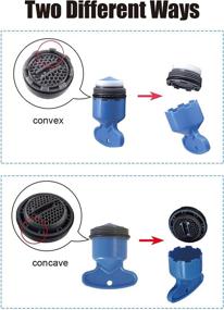 img 1 attached to 🚰 Complete Set: 12 Pcs Faucet Aerator for Cache Aerators with 6 Pcs Removal Key Wrench Tool - Replacement Inserts for Sink Tap Aerators