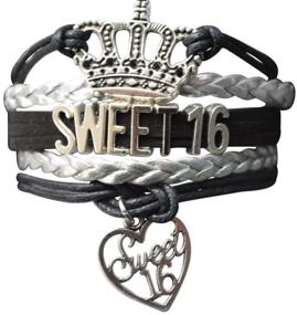 img 3 attached to Sweet 16 Bracelet Girls Jewelry