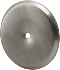 img 2 attached to 🔘 Pack of 2 Satin Nickel Cabinet Knob Back Plate - Prime-Line Products U 10420