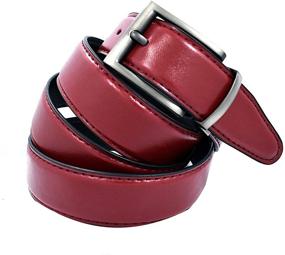 img 3 attached to 👔 Premium Solid Leather Belt for Men's Style and Accessorizing