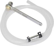 🔧 10mm mini brake fluid clutch bleeder hose with 12-point wrench and check valve - ideal for brake bleeding & hydraulic clutch systems by firstinfo logo