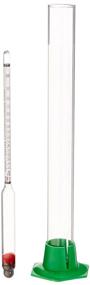 img 1 attached to Naruekrit R3-XIKQ-AD0G Proof and Tralle Hydrometer: Accurate Testing with 12' Glass Test Jar