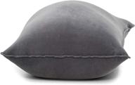 big joe crash pad stone stretchy velvet - ultimate comfort for all sizes логотип