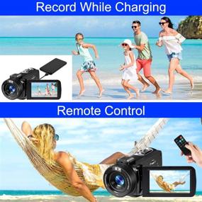 img 1 attached to 📹 VETEK FHD 1080P 30FPS 24MP Vlogging Camcorder for YouTube | 16X Zoom LCD Digital Camera for Students | Ideal for Men/Women/Seniors/Teens