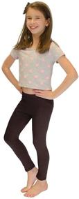 img 3 attached to Cotton Long Leggings for Girls by Vivians Fashions: Comfortable and Stylish Girls' Clothing