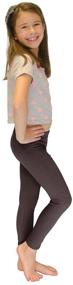 img 2 attached to Cotton Long Leggings for Girls by Vivians Fashions: Comfortable and Stylish Girls' Clothing