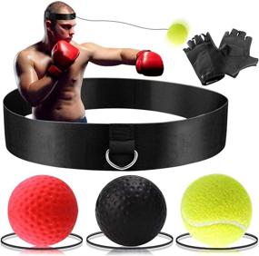 img 4 attached to 🥊 Enhance Your Boxing Skills with the Boxing Reflex Ball - Level Up Your Reaction, Agility, and Hand-Eye Coordination Training!