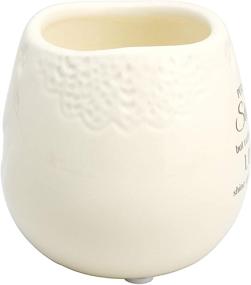 img 3 attached to 🕯️ Pavilion Gift Company 19177 Memorial Ceramic Soy Wax Candle: Cherishing the Loved One's Memory, 8 oz, Tan Shade