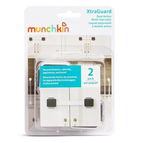 img 1 attached to 🔒 Munchkin Xtraguard Dual Action Multi Use Latches: A Comprehensive Safety Solution (2 Count)