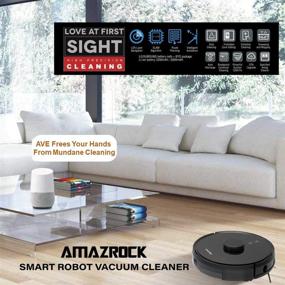 img 3 attached to Amazrock AVE-L10: Advanced Mapping Robot Vacuum and Mop with LIDAR Navigation, APP Control 🧹 & 2000Pa Suction - Perfect for Pet Hair, Hard Floors to Carpet, No-Go Zones, WiFi Enabled!