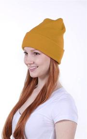 img 3 attached to SKIHAT Long Beanie Skully Slouchy Winter Outdoor Recreation