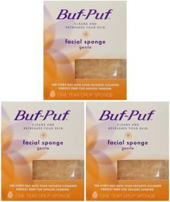 img 1 attached to 🧽 Buf-Puf Reusable Gentle Facial Sponge (Pack of 3): Achieve Refreshed and Smooth Skin Every Day!