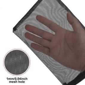 img 1 attached to 🐠 Molain Fish Tank Media Mesh Filter Bag: High Flow Fine Mesh Net for Efficient Aquarium Filtration