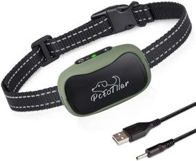 img 4 attached to Revolutionary Rechargeable Bark Collar for Small Dogs - Smart Chip, No Shock, No Pain!