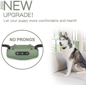 img 2 attached to Revolutionary Rechargeable Bark Collar for Small Dogs - Smart Chip, No Shock, No Pain!