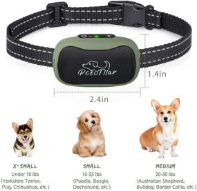 img 3 attached to Revolutionary Rechargeable Bark Collar for Small Dogs - Smart Chip, No Shock, No Pain!