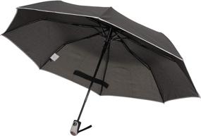 img 4 attached to TAHARI Automatic Umbrella Matching Rubberized Umbrellas for Folding Umbrellas