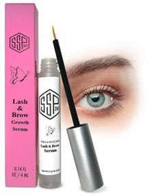 img 4 attached to 👁️ Eyelash and Eyebrow Growth Serum for Fuller, Thicker Lashes and Brows – Enhancing Oil for Lash and Brow Boost, Safe for Falsies