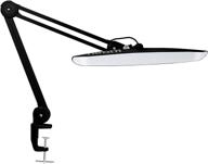 ✨ neatfi xl 2,200 lumens led task lamp with clamp: super bright 24w desk lamp, dimmable & eye-caring table clamp led light (black) логотип