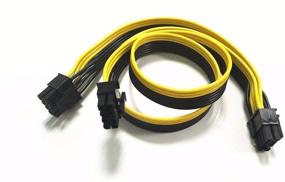 img 4 attached to Повысьте производительность вашей графической карты с помощью модульного адаптерного кабеля питания PCI-e EVGA: мужской 8-контактный разъем к двойному мужскому разъему 8-контактного (6+2), длина 25+10 дюймов от TeamProfitcom.