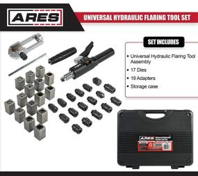 img 3 attached to ARES 18010 - Universal Hydraulic Flaring Tool Set: Create 45 Degree Single or Double Flares, ISO and DIN Bubble Flares, Push Connect Flares, and GM Fuel Line Flares