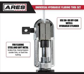 img 1 attached to ARES 18010 - Universal Hydraulic Flaring Tool Set: Create 45 Degree Single or Double Flares, ISO and DIN Bubble Flares, Push Connect Flares, and GM Fuel Line Flares