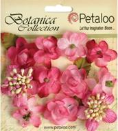 petaloo botanica decorative flower fuchsia logo