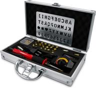 🔥 профессиональный набор для пирографии wood burning kit, 101 предмет, со сверлильной температурой паяльной ручкой для выжигания, резьбы, пайки и самостоятельных проектов по пирографии. логотип