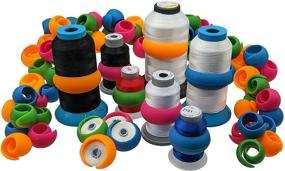 img 4 attached to Ultima Spool Savers 50-Piece Set – Prevent Thread Unwinding – Sewing, Quilting, Embroidery & Needlecraft Notions – Machine or Hand Sewing Accessories