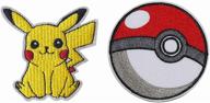 pokeball pokemon cartoon embroidered costume logo