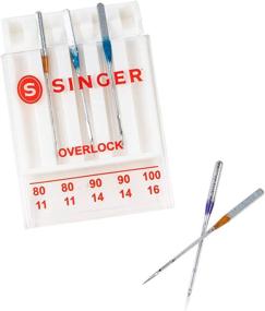 img 1 attached to SINGER Regular Overlock Needles 5 Count