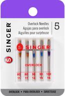 singer regular overlock needles 5 count logo