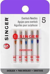 img 4 attached to SINGER Regular Overlock Needles 5 Count