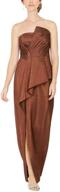 adrianna papell womens stretch copper logo