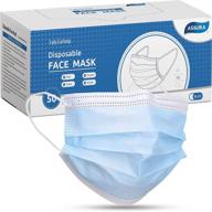 😷 essential protection: assura 3 ply disposable masks (50 pack) logo